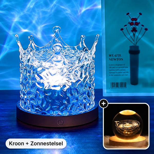 Kroon / + Kristalbol Zonnestelsel
