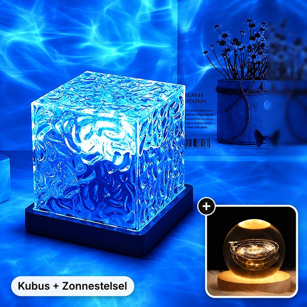 Kubus / + Kristalbol Zonnestelsel